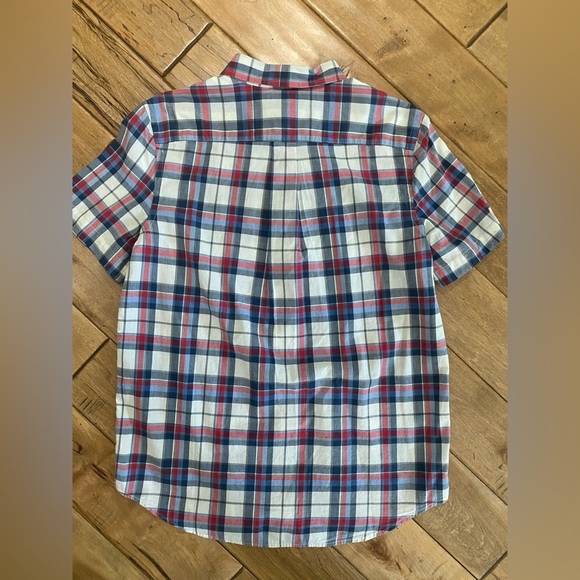 New Ralph Lauren Plaid Short Sleeve Button Up Shirt Youth XL Boys 18-20 18/20 - Picture 7 of 7